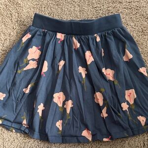 Tea Collection Blue Floral Mini Skirt
